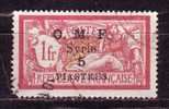 1921  France -Colonies Syria SC# A18  95 - Usati