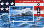 Gibraltar, GIB-58, Warships 1996, USS Philadelphia, 5u. Mint. - Gibilterra