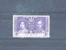 ST LUCIA - 1937  Coronation  1d MM - St.Lucia (...-1978)