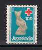 Yugoslavia 1980 Red Cross Surcharge MNH - Charity Issues