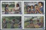 1986 Marshall Islands, Girl Scout Movement In US, 75th Anniversary, Michel 101-04, MNH - Marshalleilanden