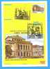 Old Bucharest National Theatre  ROMANIA  Postal Stationery Postcard 1998 - Théâtre