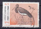 Spain 1993 Mi. 3128   65 (Pta) Gefährde Tiere Buird Vogel Schwarzstorch - Oblitérés