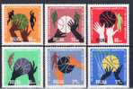 PL Polen 1963 Mi 1418-23 Mnh Basketball - Unused Stamps