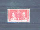 ANTIGUA - 1937  Coronation  1d MM - 1858-1960 Crown Colony