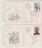 Czechoslovakia FDC 21-2-1974 GRAPHIC ART Complete Set Of 4 With Cachet On 4 Covers - FDC