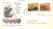 Canada - Mi-Nr 500/501 FDC (y355) - 1971-1980