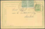 N°137(2) En Affra Nchissement Complémentaire S/E.P. Carte 5 C. (N°52) Obl. Sc EVERBERGH Du 5 Mai 1921, Carte Datée De VR - Briefkaarten 1909-1934