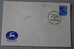 18-3-1956 > 8 ANS APRES CREATION ETAT ISRAEL  LETTRE > TEL-AVIV / JAFFA   LOGO  > DOAR POSTES  ISRAEL - Storia Postale