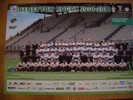 Manifesto Rugby Formazione Benetton Treviso 2010/2011 Maglia Bianco Azzurra Dei Leoni - Rugby