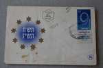 1957 > 9 ANS APRES CREATION ETAT ISRAEL  LETTRE +TABS  > TEL-AVIV - YAFFO DAY ISSUE  DOAR POSTES  ISRAEL - Cartas & Documentos