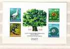 Bulgaria / Bulgarie  1986 Environment Protection ( Fauna / Trees )  S/S – Imperf- MNH - Cigognes & échassiers