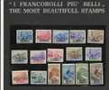 SAN MARINO 1949 PAESAGGI LANDSCAPES SERIE COMPLETA COMPLETE SET MNH - Unused Stamps