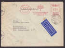 Germany Deutsche Reichspost E.A.SCHWERDTFEGER Luftpost & Geöffnet Label Zensur Censor Meter Stamp Cover 1941 Dänemark - Poste Aérienne & Zeppelin