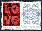 Australia 2011 Love St Valentine's Day 60c Pair MNH - Red Roses On Left - Neufs