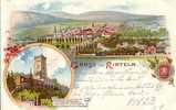 AK Litho Gruß Aus Rinteln Color Gelaufen Am 27.6.99 - Rinteln