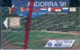 # ANDORRA 1 "Jeux Des ""Petits Etats"" (nsb)" 100 Sc6 06.91 20000ex Tres Bon Etat - Andorre