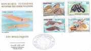 Tunis 1999 - Coneshells And Amonites,   FDC - Coneshells