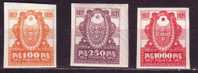 1921 Russia &Soviet Republic  Mino 162 -164 MH - Briefe U. Dokumente