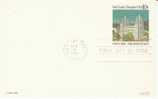 Scott #UX83 Postal Card, Salt Lake City Temple Historic Preservation First Day Of Issue - Brieven En Documenten