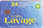CARTE LAVAGE BP 24 UNITES PUCE GEM 6 ETAT COURANT - Car Wash