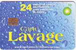 CARTE LAVAGE BP 24 UNITES PUCE GEM 6 ETAT COURANT - Lavage Auto