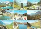 9 Pässe In Graubünden Bernina Julier Maloja Flüela Splügen Ofen Albula San Bernardino Oberalp 1978 - Splügen