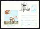 Parachutisme Parachutting, Cover Stationery   PMK 1994 RAMNICU-VALCEA Code;101/93. - Parachutting