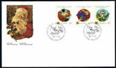 Canada - Yvert 1289/1291 FDC - Noël - 1991-2000