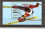 Laos - Foglietto Usato: Olimpiadi Di Calgary 1988 - Invierno 1988: Calgary