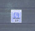 CAYMAN ISLANDS - 1917  George V  War Stamp 11/2d On 21/2d MM - Kaaiman Eilanden