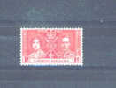 CAYMAN ISLANDS - 1937  Coronation  1d MM - Kaimaninseln
