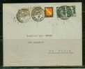 FRANCE 1947 N° Usages Courants Obl. S/Lettre Entiére - Storia Postale