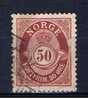 N Norwegen 1893 Mi 60 Posthornmotiv - Used Stamps