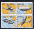 N Norwegen 1979 Mi 799-802 Mnh Flugzeuge - Unused Stamps