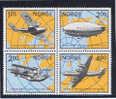 N Norwegen 1979 Mi 799-802 Mnh Flugzeuge - Ungebraucht