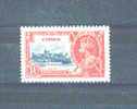 CYPRUS - 1935  Silver Jubilee  11/2p MM - Gebruikt