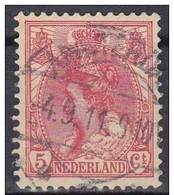 Holanda 1898-1924 Scott 65 Sello º Reina Wihelmina Michel 54A Yvert 51 Nederland Paises Bajos Stamps Timbre Pays-Bas - Oblitérés