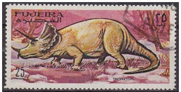 Fujeira 1968 Michel 253A Sello * Animales Prehistoricos Tricratops Correo Aereo Yvert 78-B Fuyaira Fujairah Stamps - Fudschaira