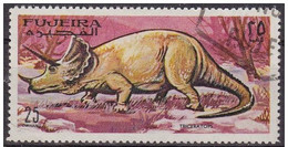 Fujeira 1968 Michel 253A Sello * Animales Prehistoricos Tricratops Correo Aereo Yvert 78-B Fuyaira Fujairah Stamps - Fujeira