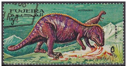 Fujeira 1968 Michel 256A Sello * Animales Prehistoricos Allosaurus Correo Aereo Yvert 78-E Fuyaira Fujairah Stamps - Fudschaira