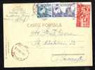 ROMANIA 29 Iul 1947,postcard,NICE FRANKING,King Mihai 3 Stamp ! - Briefe U. Dokumente