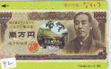 Télécarte JAPAN Billet De Banque (92) Bank Note  Bills  Notes  Money  Banknote Bill  Banknotes Bankbiljet Japan - Francobolli & Monete