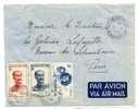 LETTRE MADAGASCAR  POUR PARIS FRANCE / TANANARIVE 1950 - Storia Postale