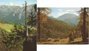 Pass Ofenpass GR Zernez - Val Müstair Durchquert Den Nationalpark 4 Ansichtskarten Ab 1975 - Val Müstair