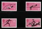 POLAND 1979 60th ANNIVERSARY POLISH OLYMPIC COMMITTEE NHM High Jump Horse Sking Pole Vault Sports - Unused Stamps