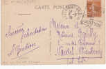 CARTE CACHET DAGUIN  FOIRE EXPO SABLES D'OLONNE  1928 - Aushilfsstempel