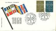 LUXEMBOURG  1959 EUROPA CEPT FDC - 1959