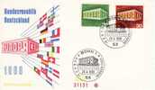 GERMANY  1969  EUROPA CEPT FDC - 1969