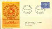 DENMARK 1960 EUROPA CEPT FDC - 1960